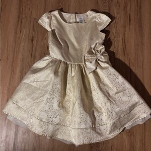 Elegant light gold DisneyParks Dress with Bow